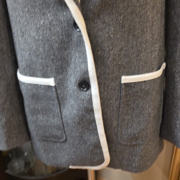 Banana Republic Wool Blend Women's 6 Tall JACKET Blazer - Picture 6 of 8